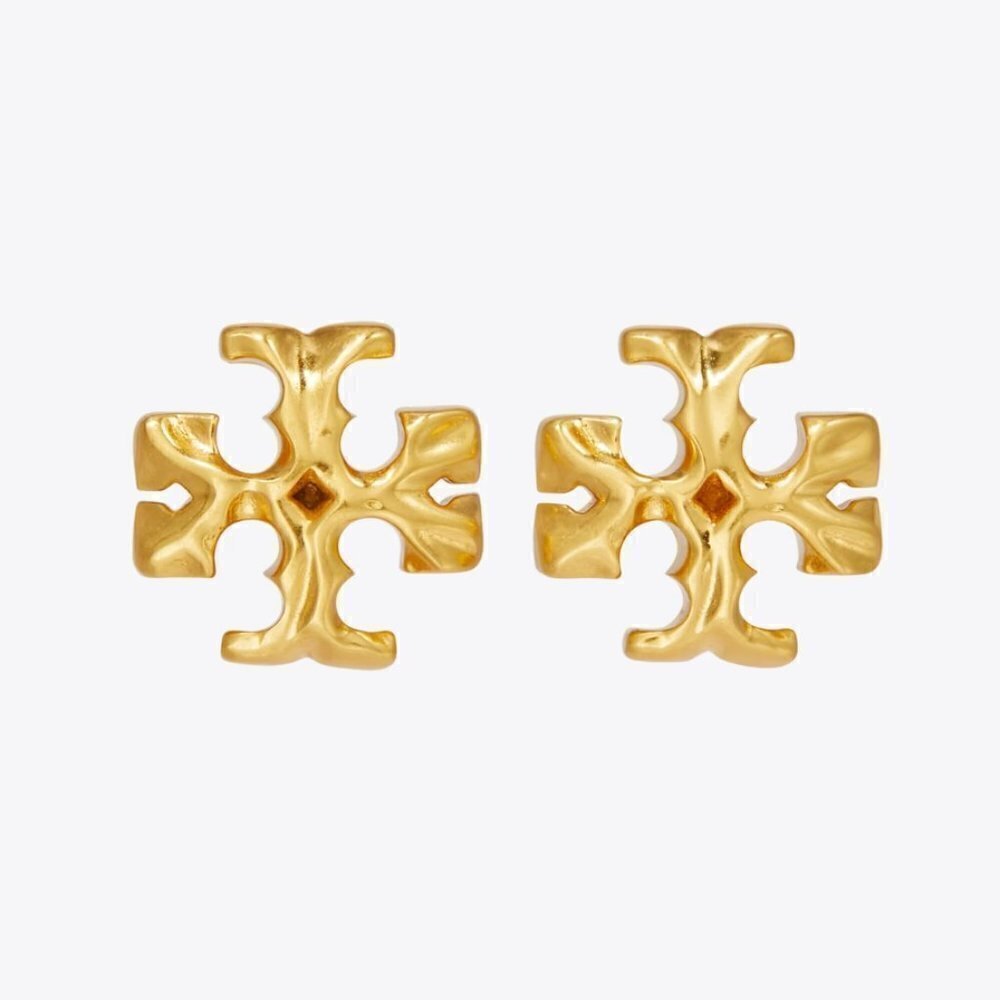 TORY BURCH Logo earring WITHOUT BACKS